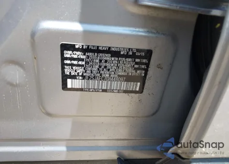 2016 Subaru Forester 2.5I Premium from USA, damaged, VIN JF2SJAFC7GH448097